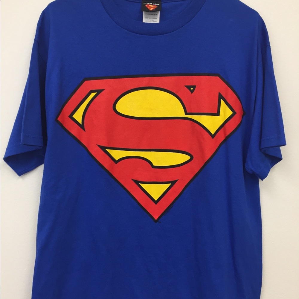 Warner bros Superman t shirt size large
